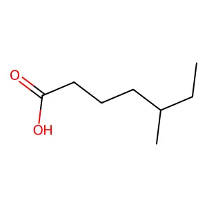 5-Methyl-heptanoic acid structure