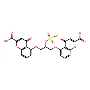 Cromolyn sulfate structure