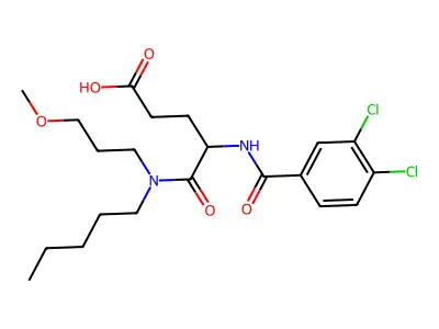 Loxiglumide structure