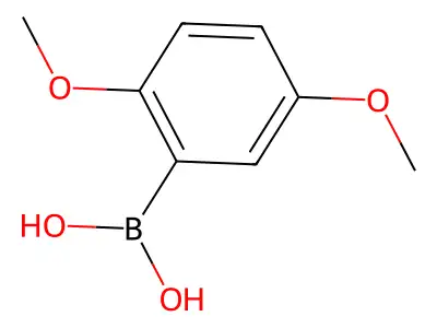 2,5-Dimethoxyphenylboronic acid structure