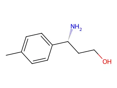 (r)-3-(p-Methylphenyl)-beta-alanine structure