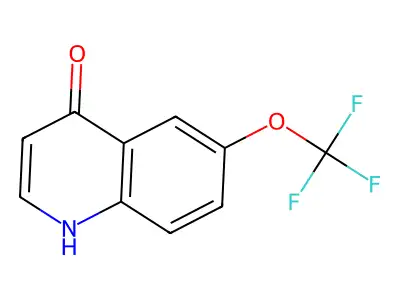 6-(Trifluoromethoxy)-4-quinolinol structure