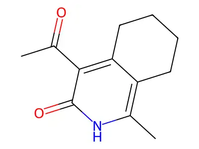 4-Acetyl-1-methyl-5,6,7,8-tetrahydroisoquinolin-3(2H)-one structure