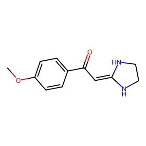 2-(Imidazolidin-2-ylidene)-1-(4-methoxyphenyl)ethan-1-one structure