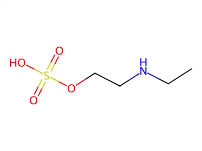 2-(Ethylamino)ethyl hydrogen sulfate structure
