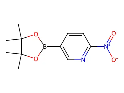 2-Nitro-5-pyridineboronic acid pinacol ester structure