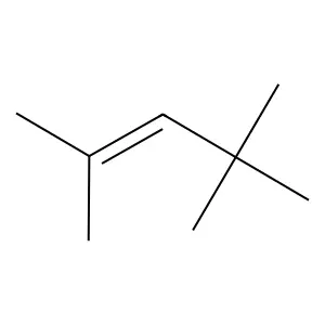 2,4,4-Trimethyl-2-pentene structure