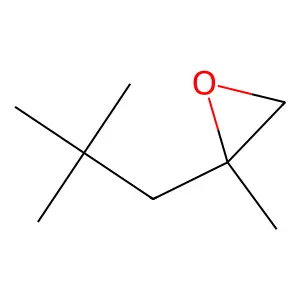 2-(2,2-Dimethylpropyl)-2-methyloxirane structure