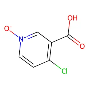 4-Chloro-1-oxo-1lambda~5~-pyridine-3-carboxylic acid structure