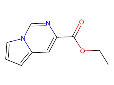 Ethyl pyrrolo[1,2-c]pyrimidine-3-carboxylate structure