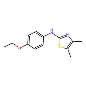 N-(4-ethoxyphenyl)-4,5-dimethyl-1,3-thiazol-2-amine structure