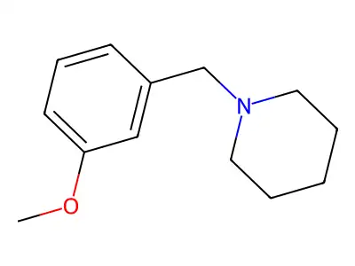 1-[(3-Methoxyphenyl)methyl]piperidine structure