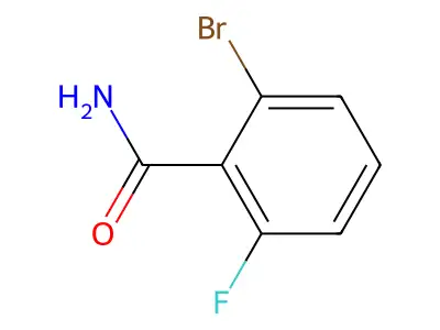 2-Bromo-6-fluorobenzamide structure