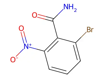 2-Bromo-6-nitrobenzamide structure