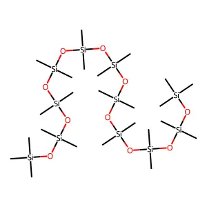 Undecasiloxane, tetracosamethyl- structure