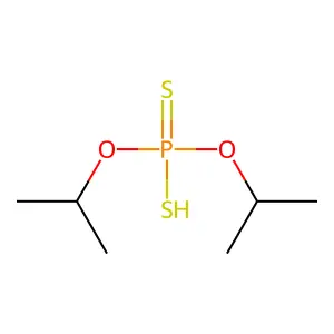 O,O-Bis(1-methylethyl) phosphorodithioate structure