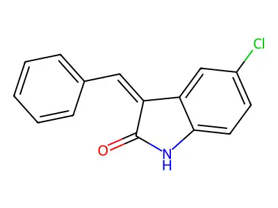 3-Benzylidene-5-chloroindolin-2-one structure