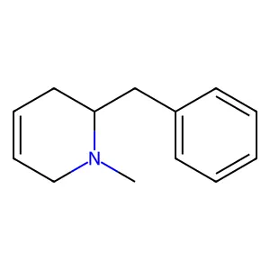 2-benzyl-1-methyl-3,6-dihydro-2H-pyridine structure