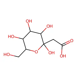 2,6-Anhydro-3-deoxyoctonate structure