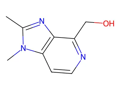 1H-Imidazo[4,5-c]pyridine-4-methanol, 1,2-dimethyl- structure