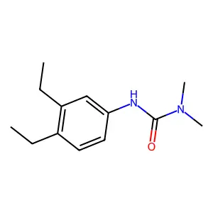 3-(3,4-Diethylphenyl)-1,1-dimethylurea structure