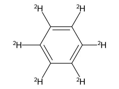 Benzene-D6 structure