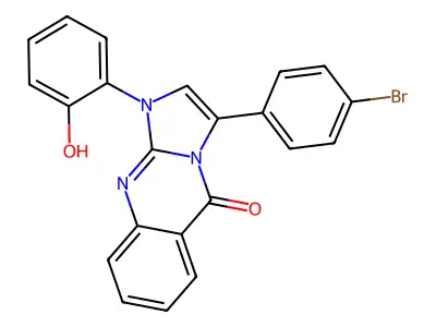 Imidazo(2,1-b)quinazolin-5(1H)-one, 3-(4-bromophenyl)-1-(2-hydroxyphenyl)- structure