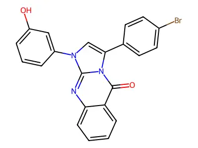 Imidazo(2,1-b)quinazolin-5(1H)-one, 3-(4-bromophenyl)-1-(3-hydroxyphenyl)- structure