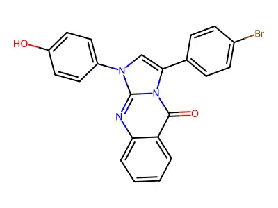 Imidazo(2,1-b)quinazolin-5(1H)-one, 3-(p-bromophenyl)-1-(p-hydroxyphenyl)- structure