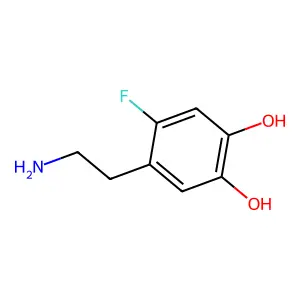 6-Fluorodopamine F-18 structure