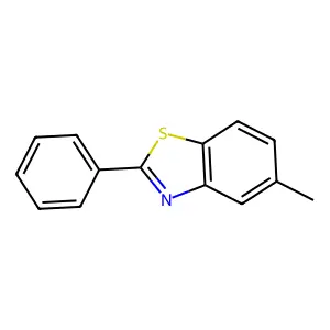 5-Methyl-2-phenyl-1,3-benzothiazole structure