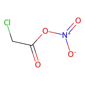 Acetic acid, chloro-, anhydride with nitric acid structure