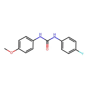 1-(4-Fluorophenyl)-3-(4-methoxyphenyl)urea structure