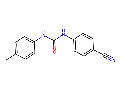 1-(4-Cyanophenyl)-3-(P-tolyl)urea structure