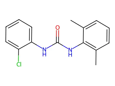 1-(2-Chlorophenyl)-3-(2,6-xylyl)urea structure