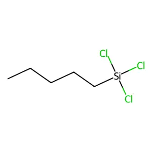 Trichloropentylsilane structure