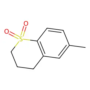 3,4-Dihydro-6-methyl-2H-1-benzothiopyran 1,1-dioxide structure