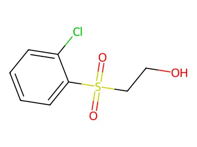 2-Chlorophenylsulfonylethanol structure