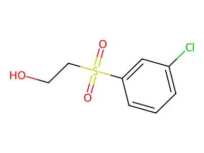 3-Chlorophenylsulfonylethanol structure