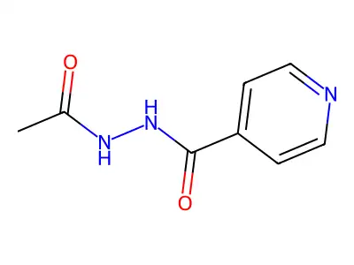 Acetylisoniazid structure