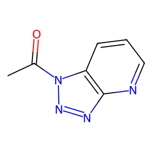 1-Acetyl-1H-1,2,3-triazolo[4,5-b]pyridine structure