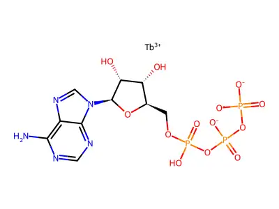 Formycin triphosphate-terbium complex structure