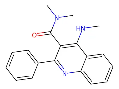 N,N-Dimethyl-4-(methylimino)-2-phenyl-1,4-dihydroquinoline-3-carboxamide structure