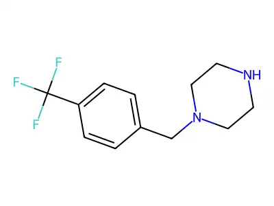 1-[4-(Trifluoromethyl)benzyl]piperazine structure