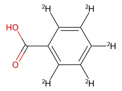 (2H5)benzoic acid structure