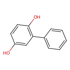 Phenylhydroquinone structure