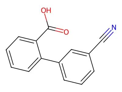 2-(3-cyanophenyl)benzoic Acid structure