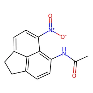 N-(6-nitro-1,2-dihydroacenaphthylen-5-yl)acetamide structure
