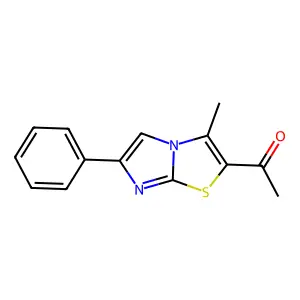 1-(3-Methyl-6-phenylimidazo[2,1-b][1,3]thiazol-2-yl)ethanone structure