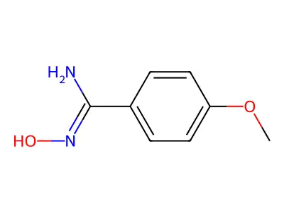 N'-hydroxy-4-methoxybenzene-1-carboximidamide structure